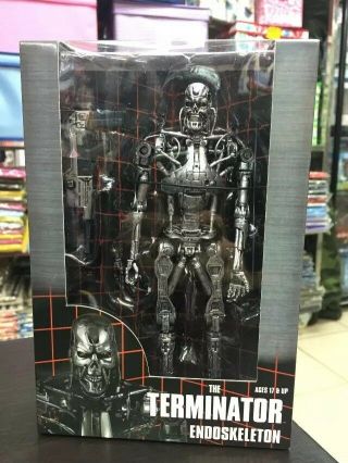 Terminator T - 800 Endoskeleton 7 " Action Figure Arnold Schwarzenegger Model