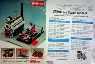 Wilesco Steam Engines & Accessories With Price List 1994