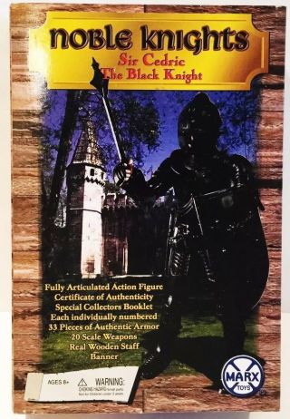Marx Reissue Noble Knights Sir Cedric The Black Knight