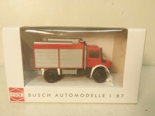 2014 Mercedes - Benz Unimog U5023 Fire Truck Assembled Fire Department Busch 51052