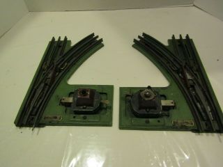 Vintage Lionel O Scale Gauge Train Railroad Track Switches 021 Right Left Parts