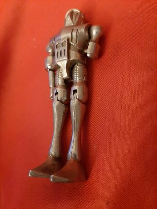 Vintage Zylmex Zee Toys Metal Man QUESTAR 1970s Robot Action Figure MISSING ARM 3
