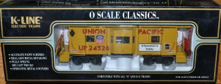 O Gauge Train K - Line K612 - 2111 Up Union Pacific Classic Bay Window Caboose