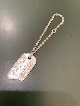Action Buddy 1960’s Vintage Soldier Dog Tags And Hard To Find