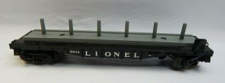 Lionel 6844 Missile Carrying Car Missing Missiles No Box Flatbed Train Postwar