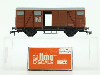 O Scale 2 - Rail Lima 6751 Ne North Eastern Railway Closed Wagon Box Car 167349