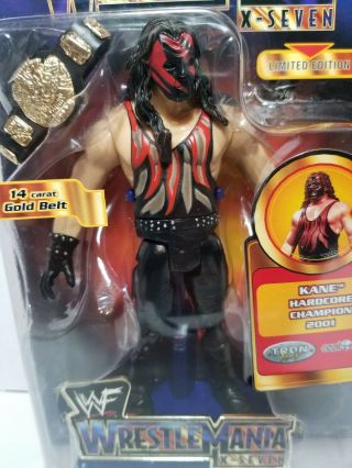 WWE WWF Wrestlemania X - Seven Kane Limited Edition Action Figure | NIB 2