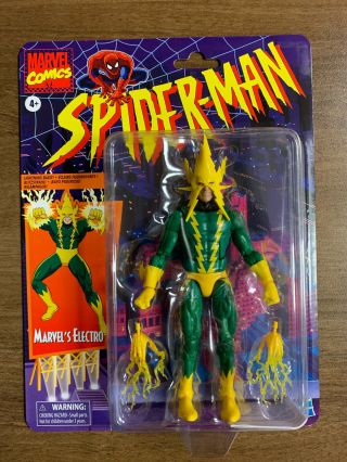 Marvel Legends Retro Figure Spider - Man Electro In Hand