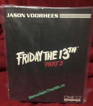 Mezco Toys One:12 Friday The 13th Part 3 Jason Voorhees Action Figure Knife