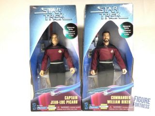 Star Trek Spencer Gifts Exclusive Capt.  Picard & Commander Riker NIP 2