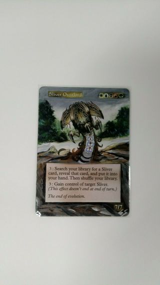 Mtg Magic The Gathering Sliver Overlord Scourge X1 - Hand Painted -