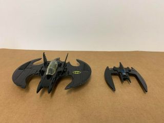 2 Ertl Batman Die - Cast Metal Batwings - 1989 1:43 Scale 4 " - 1992 3 "