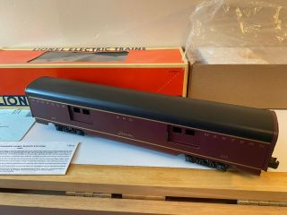 Lionel 6 - 19139 Norfolk And Western Aluminum Baggage Car 577,  Box Ob