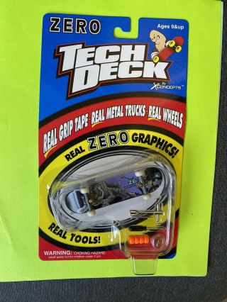 Tech Deck " Zero Graphics 3160 Jamie Thomas“96mm Fingerboard Hard To Find Nib