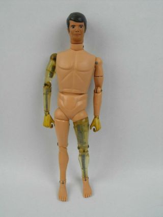 Vintage 1964 Hasbro 12 " Bionic Gi Joe Action Soldier W/scar On Face