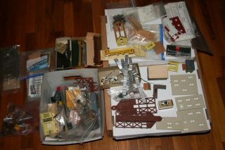 Ho Large Group Of Kits And Parts For Repairs Or Kit Bashing From Estate