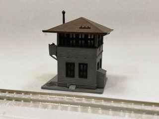 N Scale Ahm Signal Tower Assembled And Painted