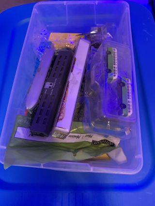 Assorted Box Of N Scale Layout Items