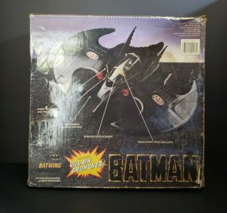 Vintage 1989 Batman Toybiz Villain Cruncher Batwing (not Built,  Still)