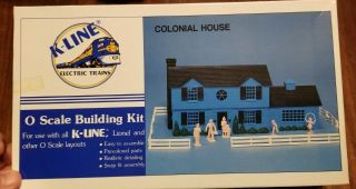 K - Line Toy Trains 4050 Colonial House Kit O Gauge Layout Accessory Plastic Kit
