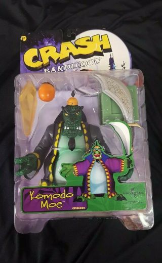 Crash Bandicoot Komodo Moe Action Figure Series One,