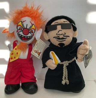 El Padrecito & Pyro The Clown 2 Homies Plush Figures 12 " Made By Peek - A - Boo Toys