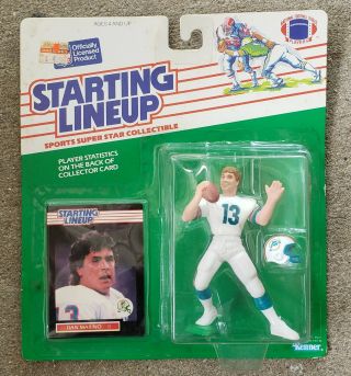 1988 Starting Lineup Nfl Dan Marino Figure And Card Miami Dolphins