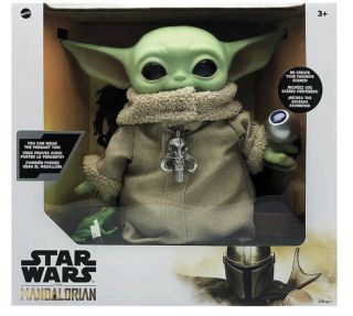 Baby Yoda Star Wars - The Mandalorian Mattel With 4 Accessories Disney