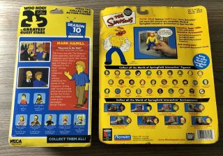 NECA THE SIMPSONS SERIES 2 MARK HAMILL AND RAGGIN WILLIE 5 