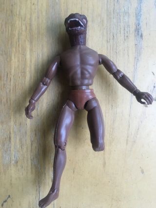 Vintage 1974 Mego Star Trek Gorn 8 " Figure -,  No Costume,  Missing Leg