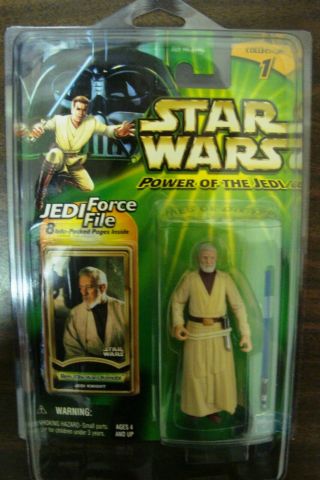 Star Wars Potj Ben Obi - Wan Kenobi Jedi Knight Force File Star Case Protech Mosc