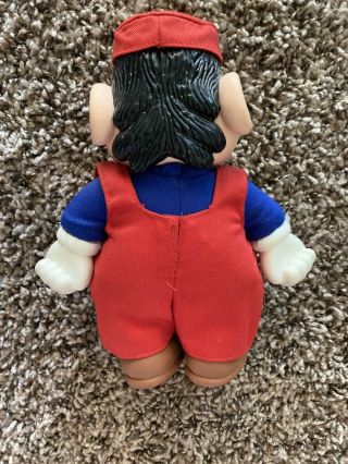 Vintage 1989 Applause Mario Bros NES Doll Toy Plush 8” with Hat LOOK 2