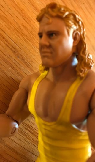 Rare Curt Hennig Mr.  Perfect Wwe Wrestling Figure 2011 Yellow Mattel Vg Wwf Aew