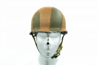 1/6 Scale Toy Wwii - 82nd Airborne Division - Metal Brown & Green Helmet