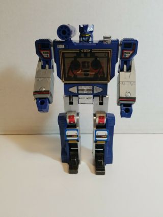 Vintage 1983 Hasbro Takara - Transformers G1 Soundwave With Buzzsaw