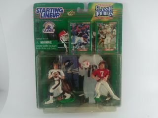 1998 Starting Lineup John Elway Classic Doubles Denver Broncos.  Never Opened