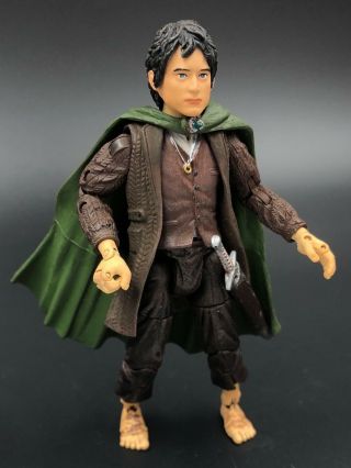 Lord Of The Rings Frodo Baggins Toybiz Poseable 100 Complete Hobbit