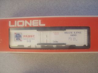 Lionel Trains Pabst Blue Ribbon Beer Billboard Reefer Car 6 - 9859 Pbr