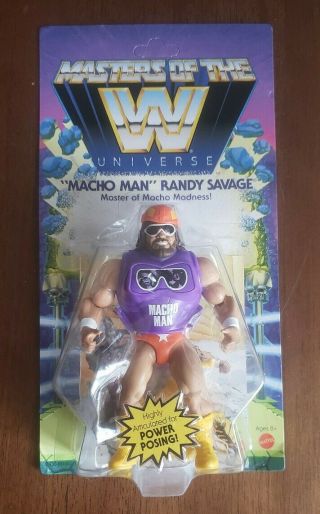 Macho Man Randy Savage - Masters Of The Wwe Universe Series 2 Figure Mattel