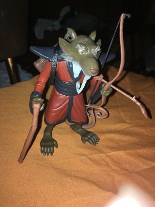Tmnt Master Splinter 2006 Action Figure Fast Forward With Weapons Bow And Areows