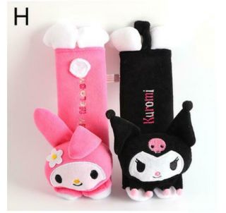 My Melody Pink Black Safety Seat Belt Shoulder Sleeve Cover Car Cartoon Hot