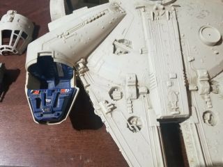 Millenium Falcon 1979 Kenner With Parts STAR WARS TABLE TURRETT DISH 2