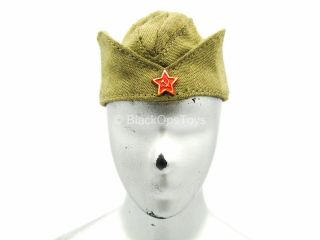 1/6 Scale Toy Wwii - Ussr - Stalingrad - Od Green Pilotka Cap