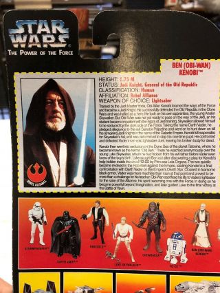 Star Wars : The Power of the Force - BEN (OBI - WAN) KENOBI - 1995 - Kenner - 3