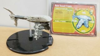 Star Wars Miniatures - Starship Battles: Rebel Assault Frigate 4 W/card