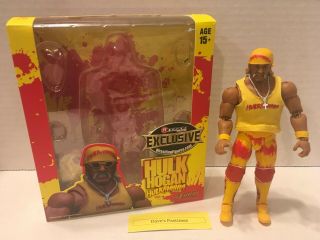 Wwe Storm Collectibles Hulk Hogan Hulkamania Yellow Ringside Wrestling Figure