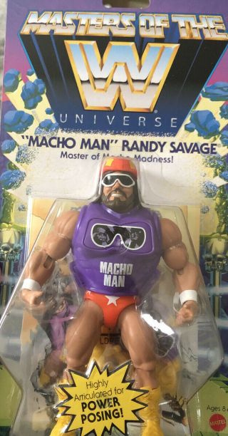 Masters Of The Wwe Universe Macho Man Randy Savage Series 2 Figure Mattel