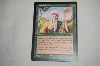 Worldly Tutor From Mirage X1 Mtg Magic The Gathering Moderately Played Mp