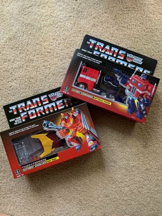 Transformers Optimus Prime & Hot Rod Walmart Exclusive Reissue