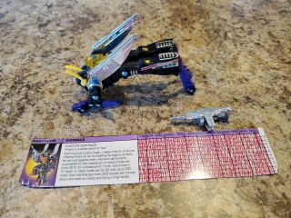 Vintage 1985 Hasbro G1 Transformers Insecticons Kickback Complete